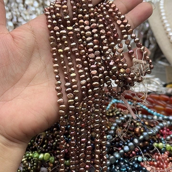 未镶嵌淡水珍珠珠宝半成品一条巴洛克珍珠