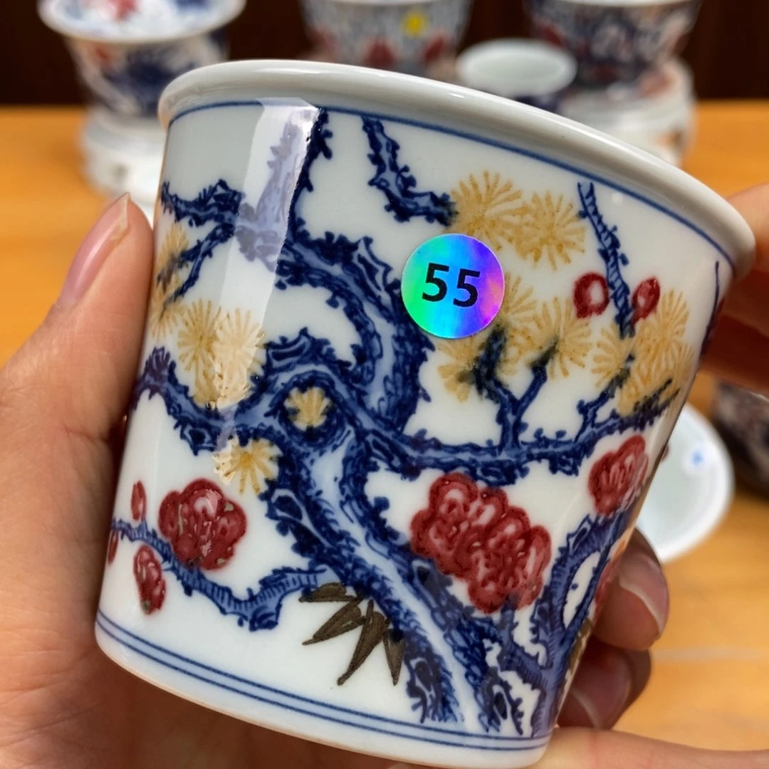 手绘现代茶具非古董