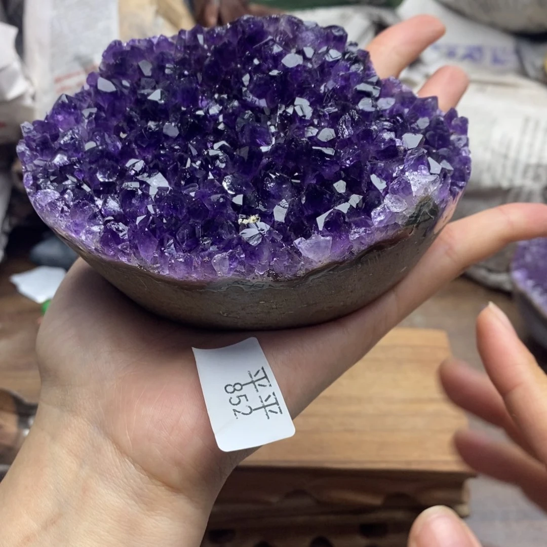 紫晶珠宝半成品未镶嵌