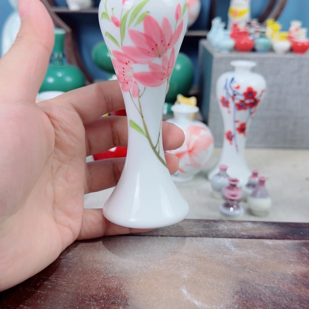 陶瓷手工小花器摆件