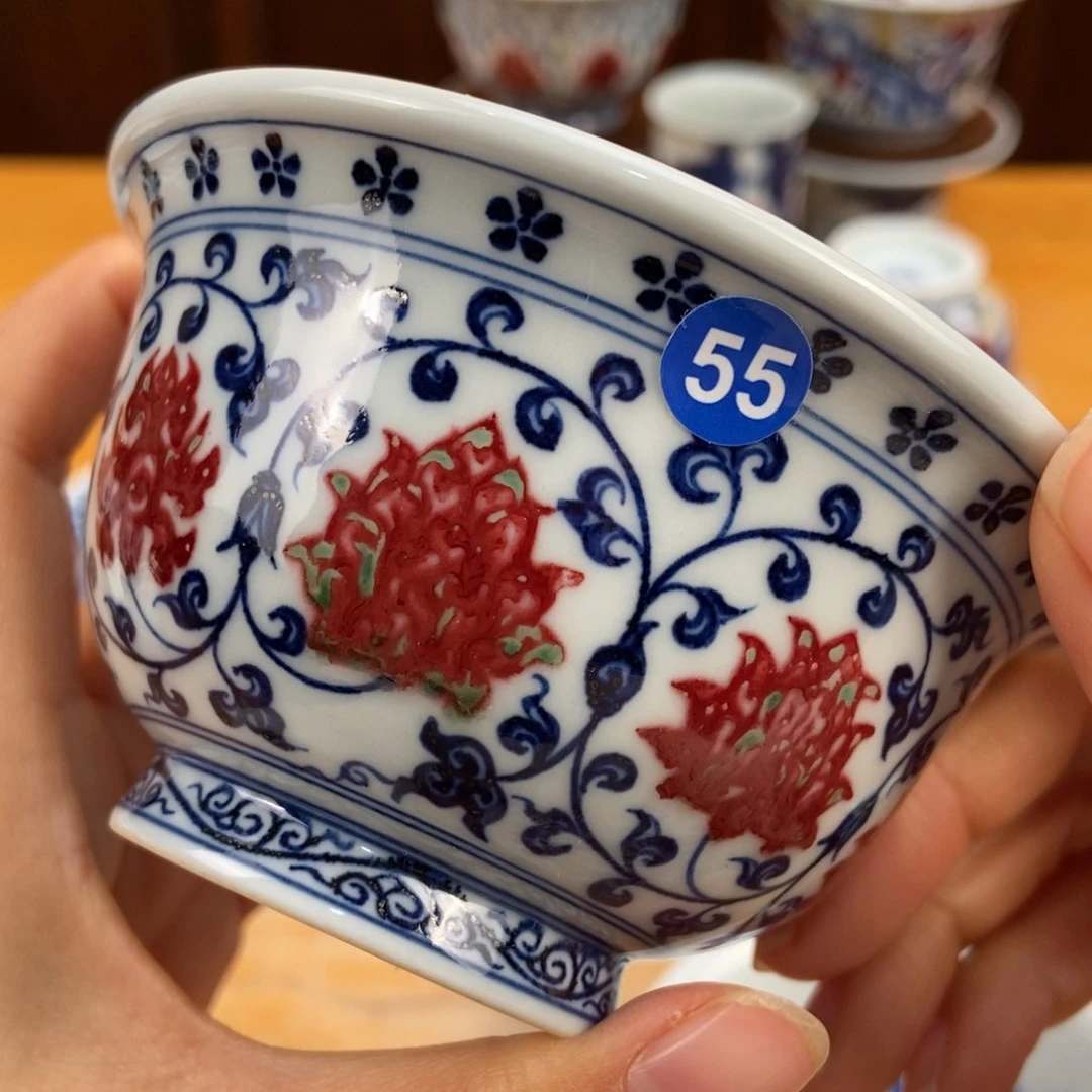 手绘现代茶具非古董