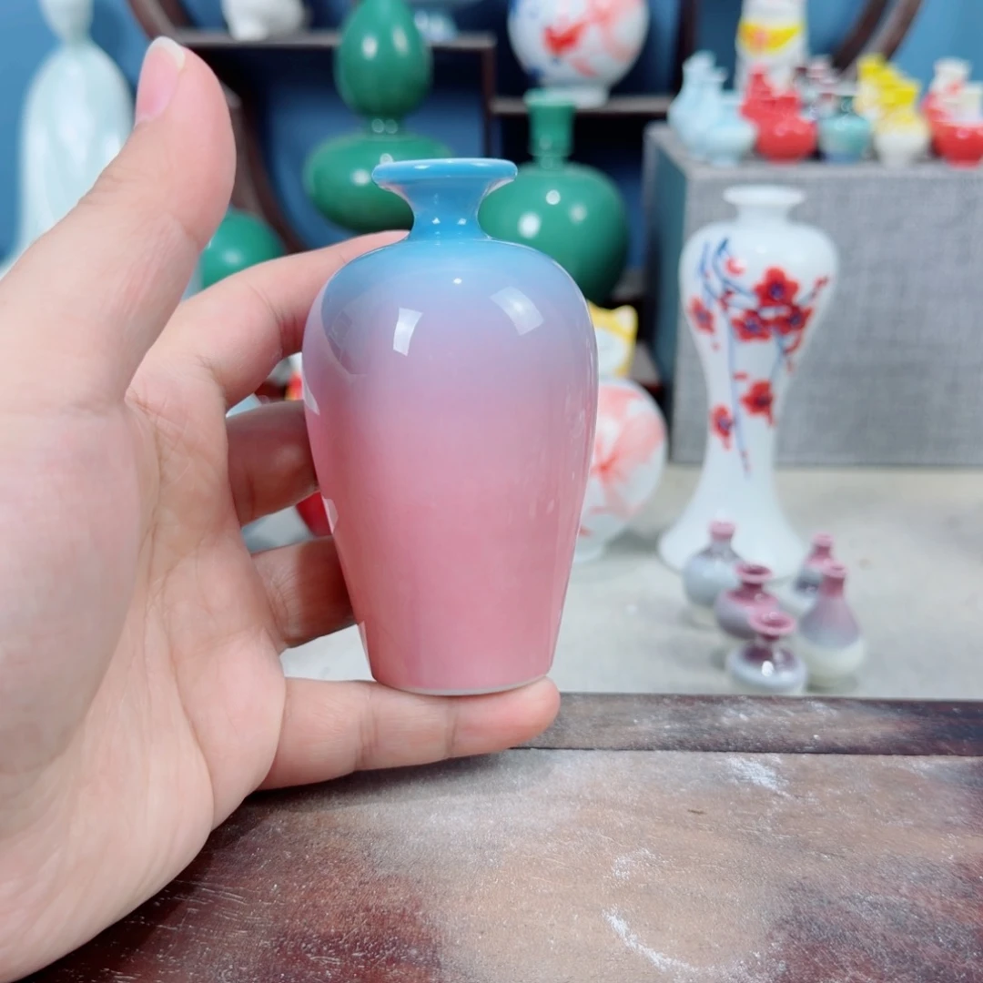 陶瓷手工小花器摆件