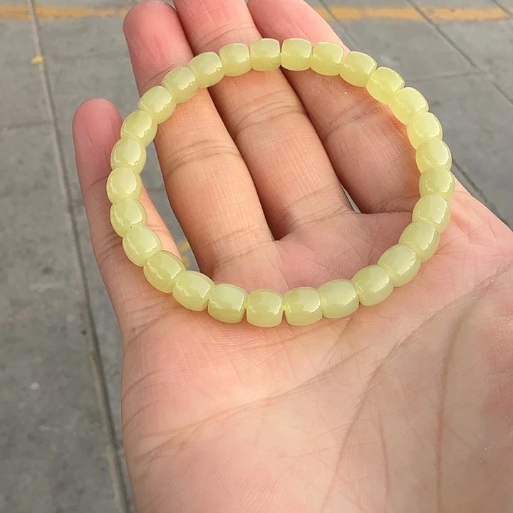 和田玉（黄玉）未镶嵌手链