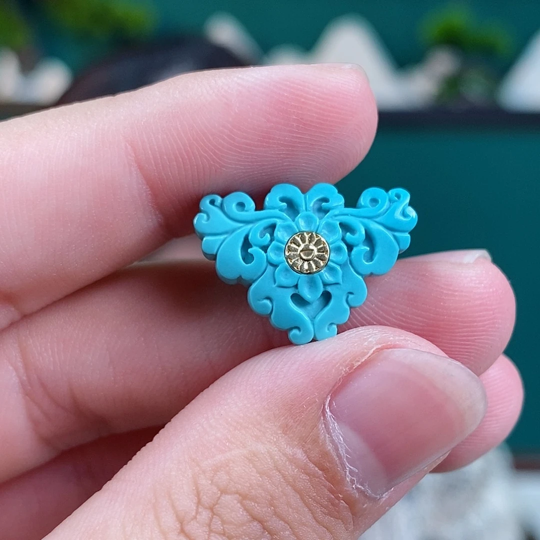 绿松石珠宝奇石未镶嵌