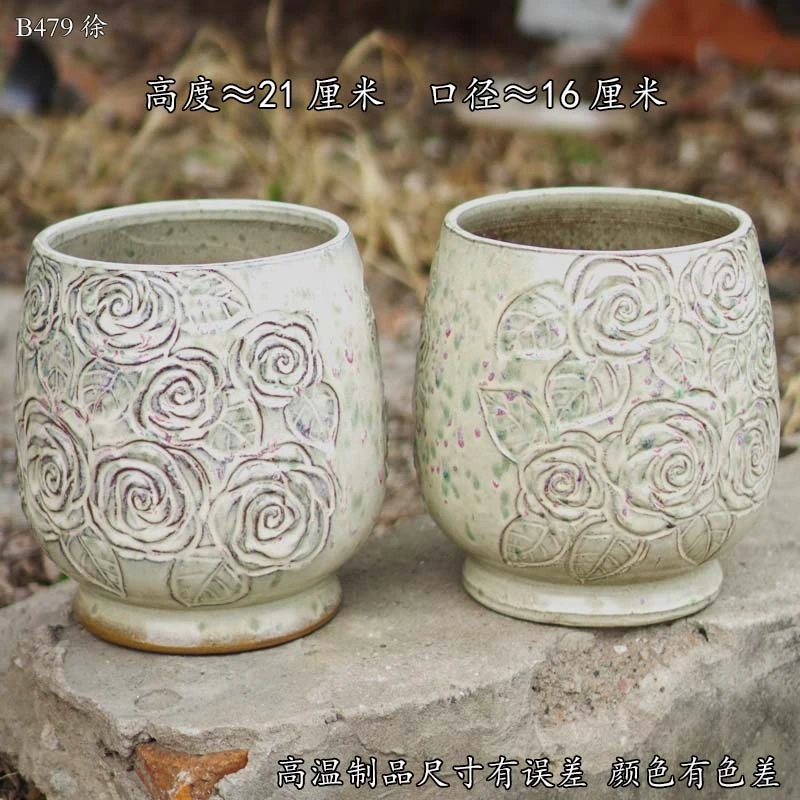 B479徐玫瑰花2个2025白色透气养根绿植大多肉蝴蝶兰花多肉盆