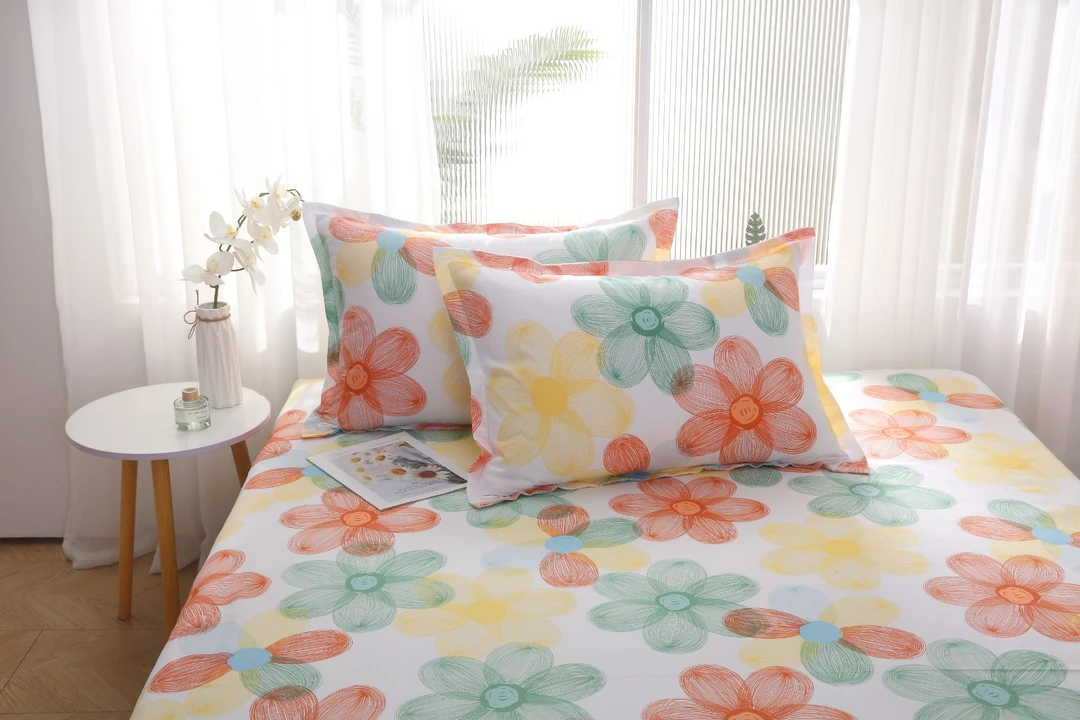 48cm*74cm（±5cm）枕套一对【甜蜜花朵】