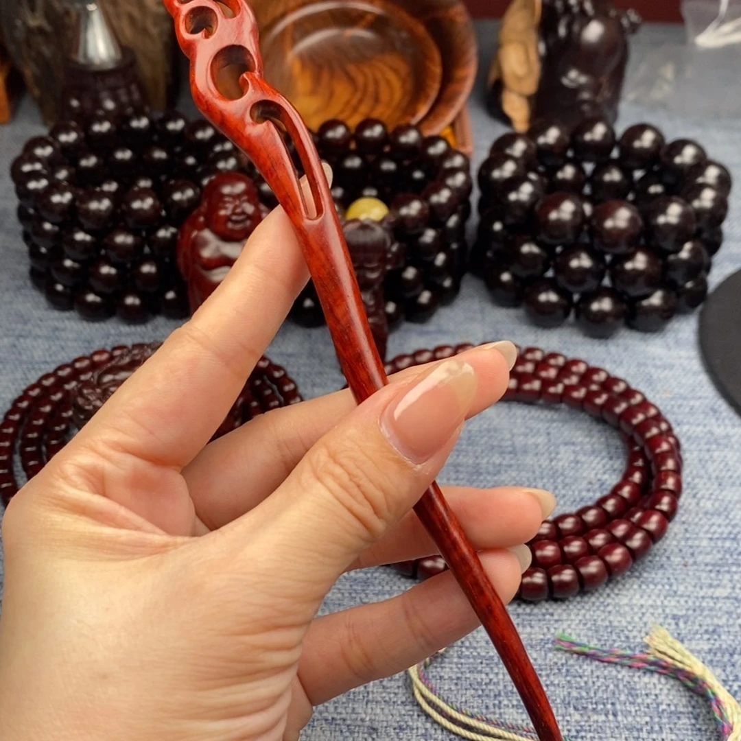 小叶紫檀把件发簪