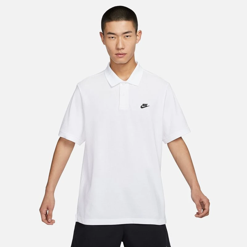 耐克（NIKE）Club 男子宽松版型短袖翻领T恤FN3895-100