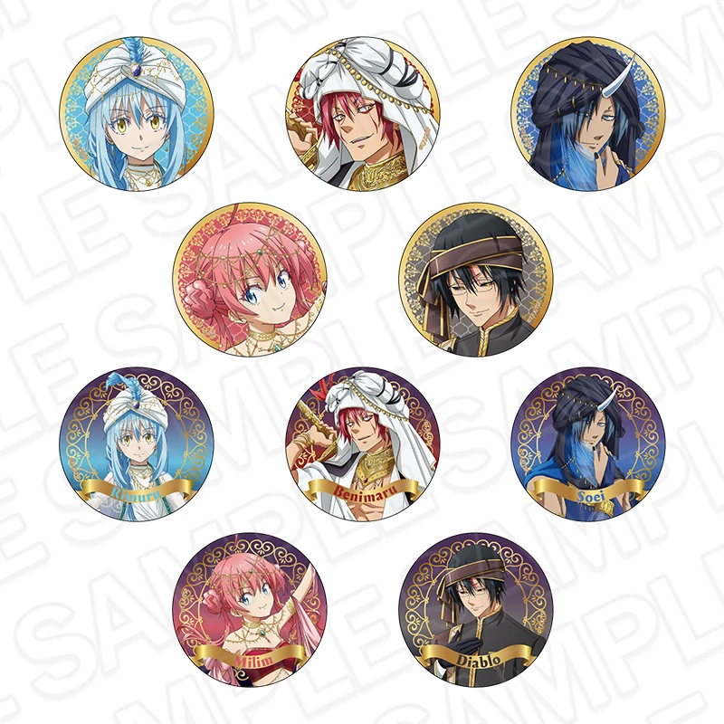 【关于我转生成史莱姆】the chara快闪 阿拉伯风 亚克力块 吧唧徽章