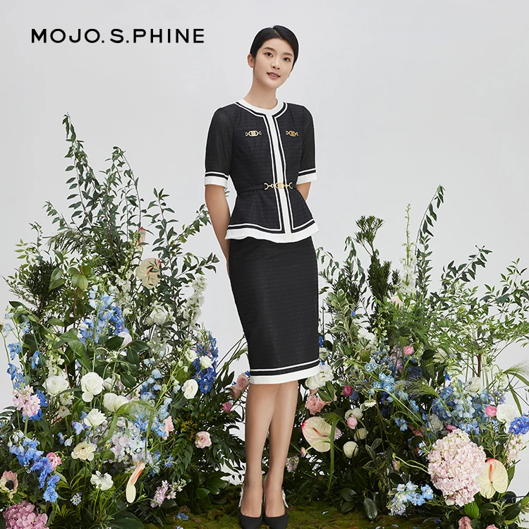 气质小香风时尚女士半身裙-MJDB01WSK705B11/zb