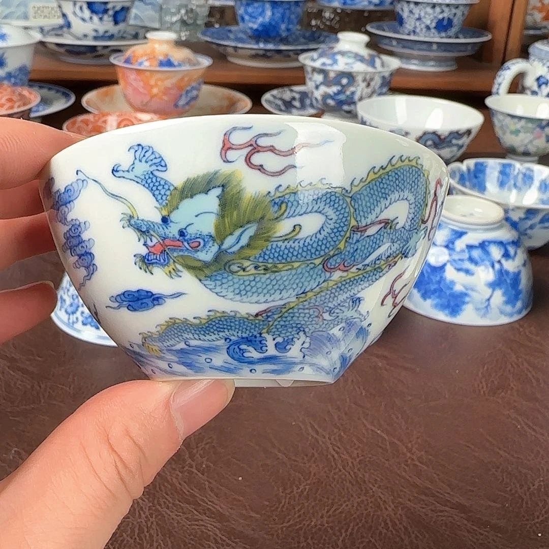 杯斗彩主人杯的的