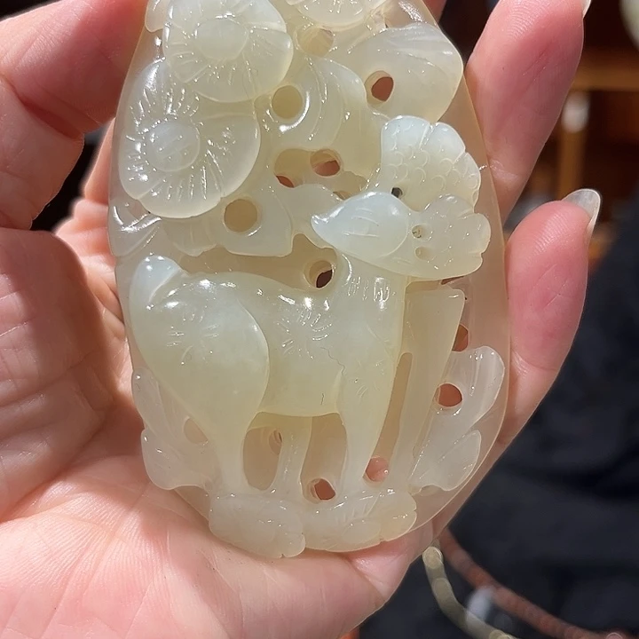 未镶嵌岫玉毛衣链