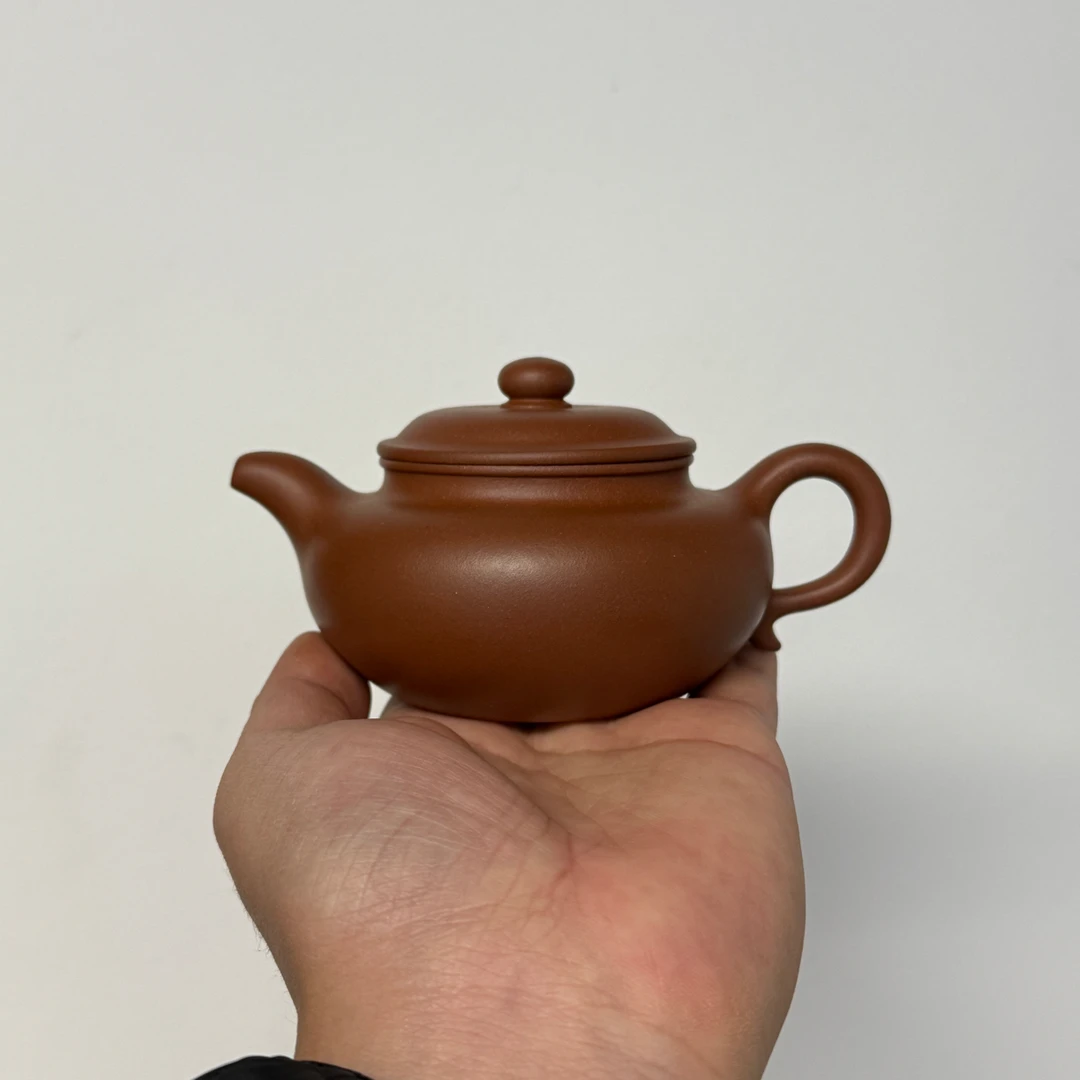 黄龙山原矿紫泥仿古200cc四两家传统手制