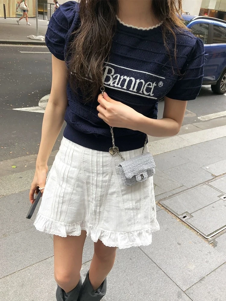 《八奶藏青 》   夏季短袖396 林夏.韩系seoul