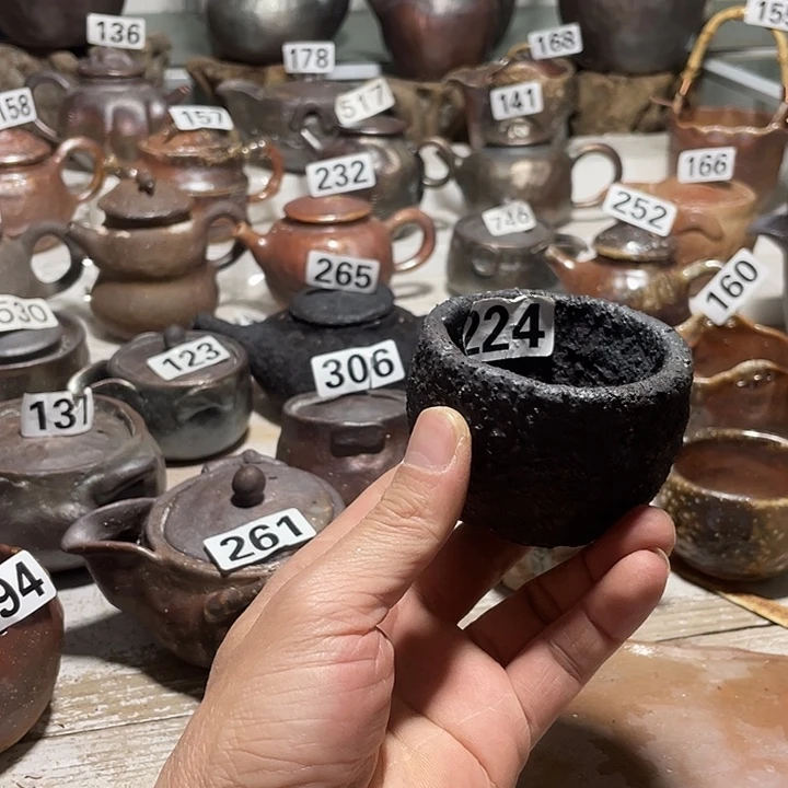 纯手工柴烧茶具精品