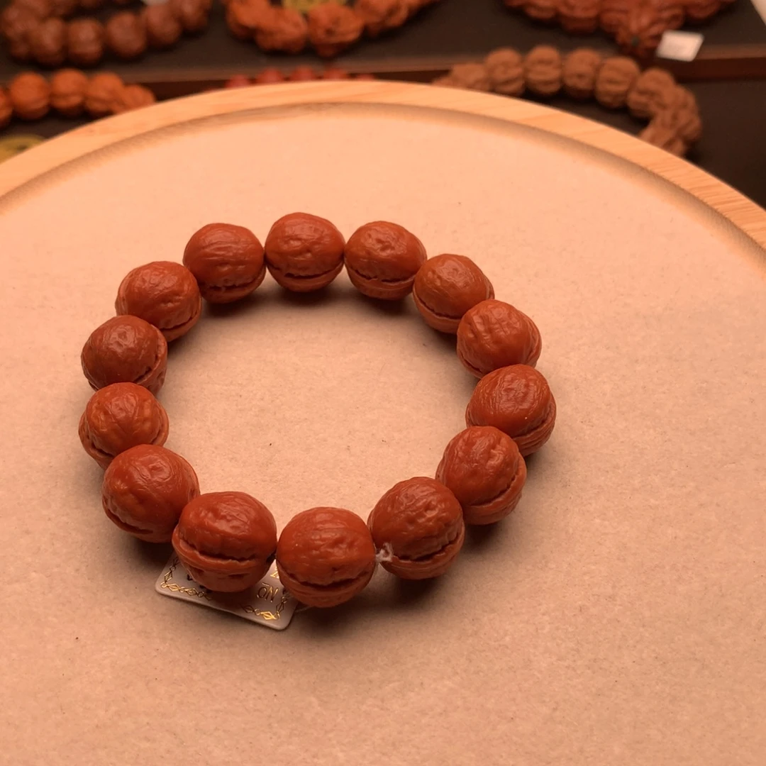 文玩核桃手串一道筋光头