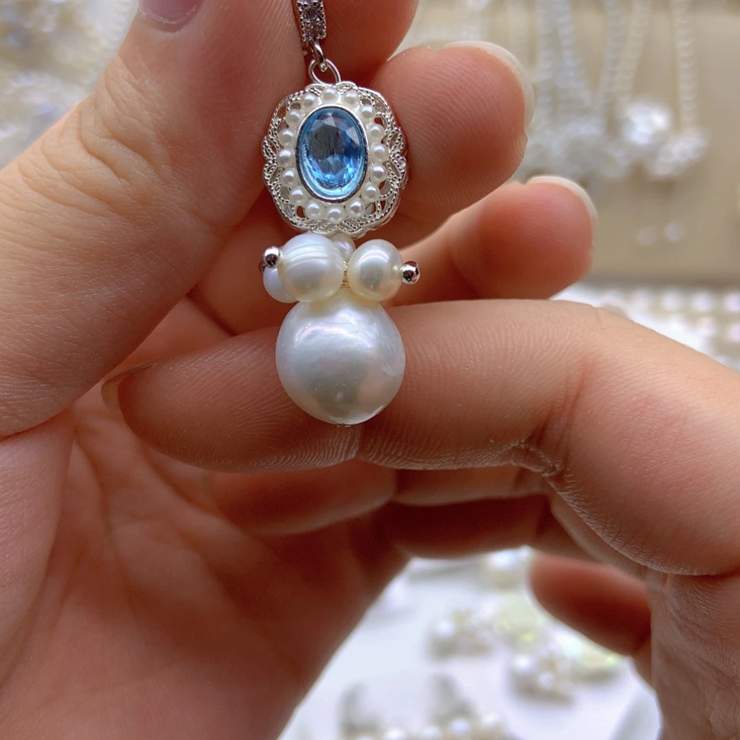 未镶嵌淡水珍珠耳饰