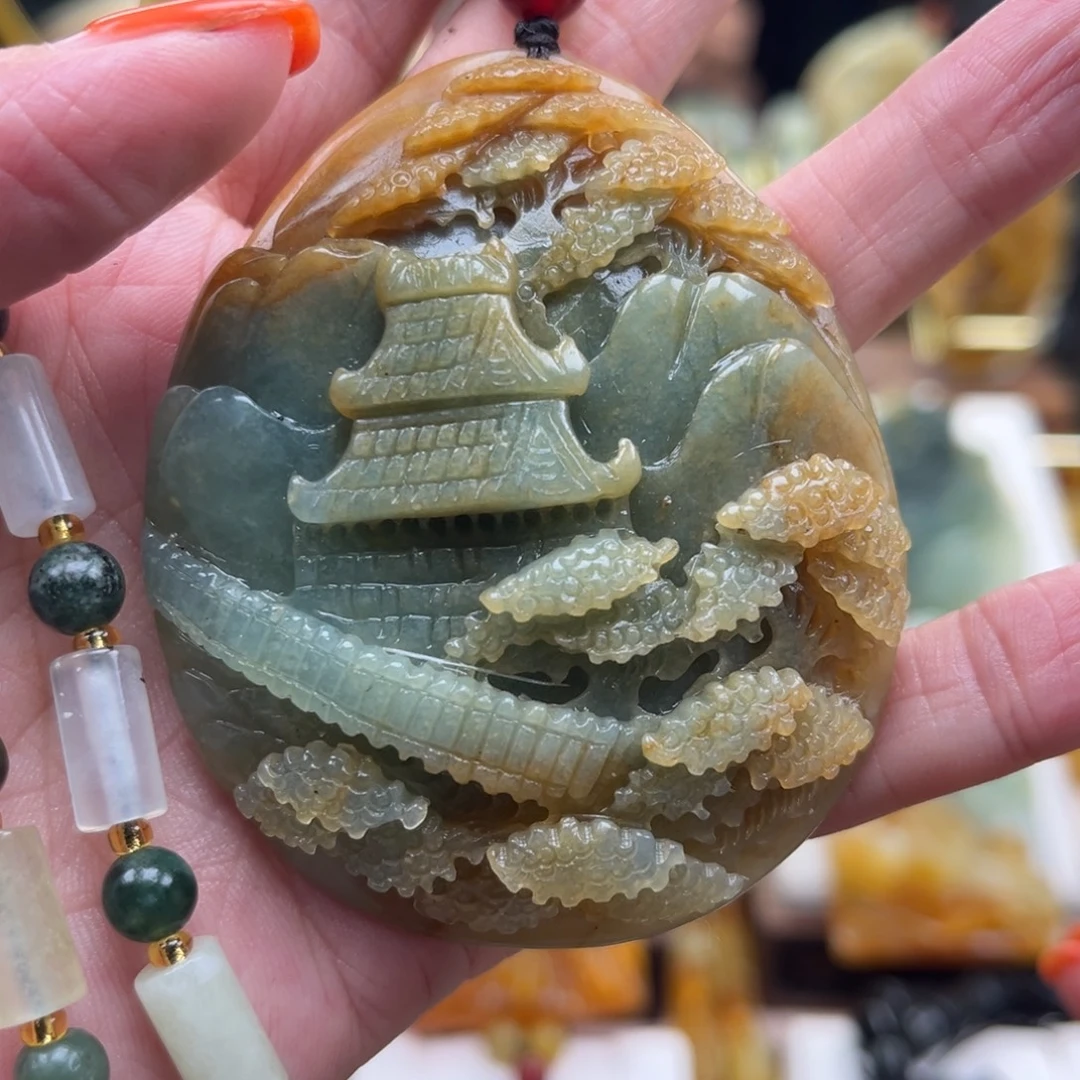 未镶嵌岫玉挂件挂件