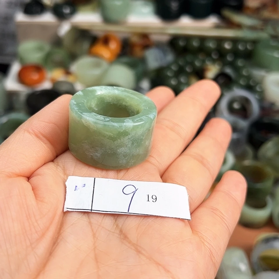 【闪购商品】合金蛇纹石玉戒指✨****✨