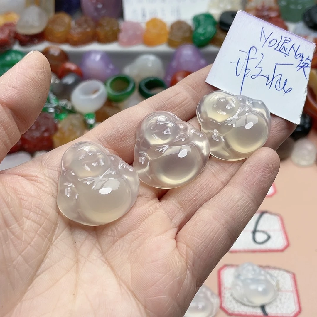 玛瑙/玉髓颈饰合金悠*