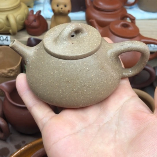 茶壶紫砂青段泥子冶140豪升左右
