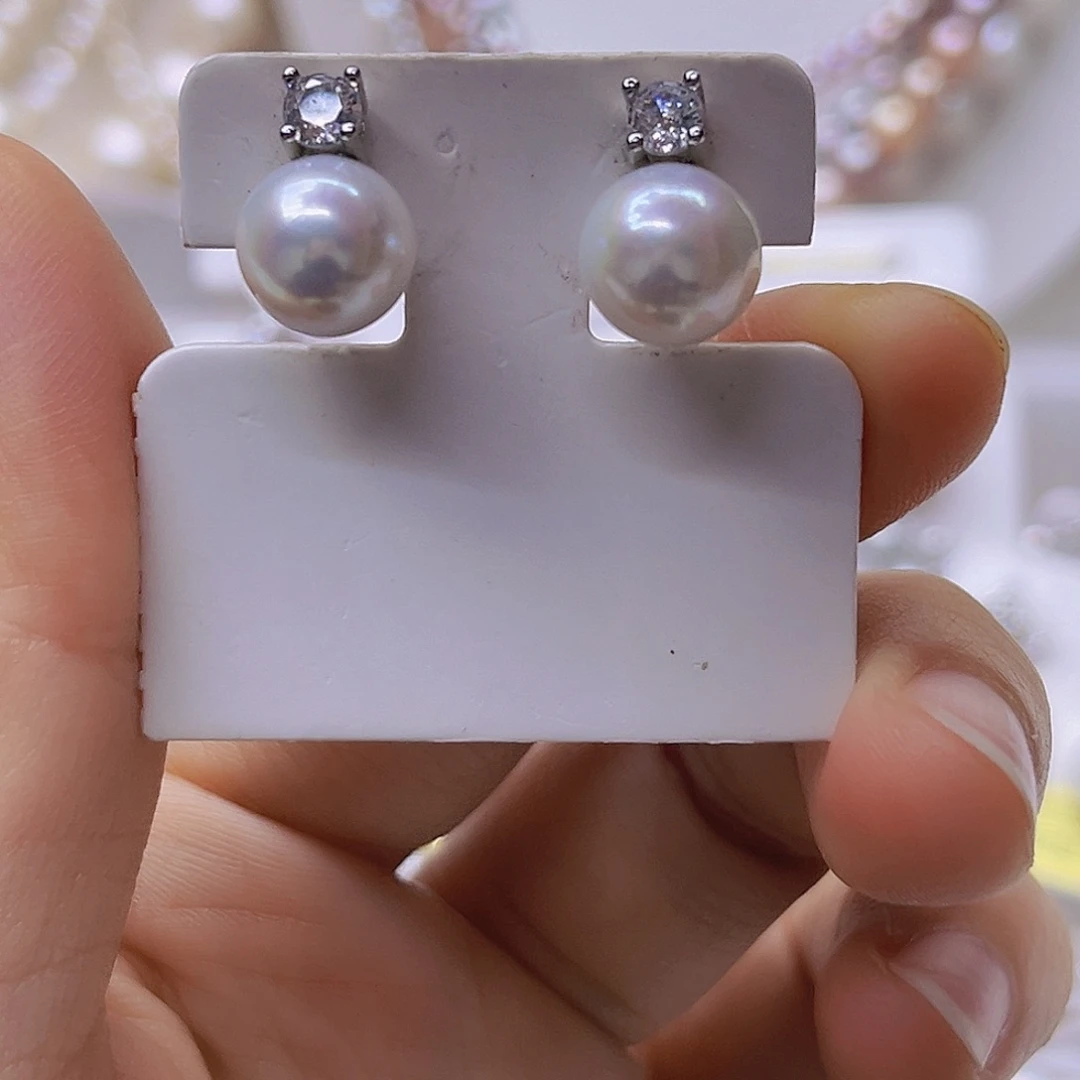 吊坠耳钉未镶嵌淡水珍珠