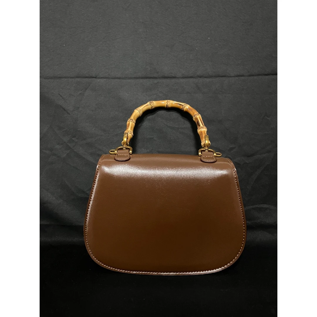 潮流打造真皮女士潮流包竹节 0239 棕色