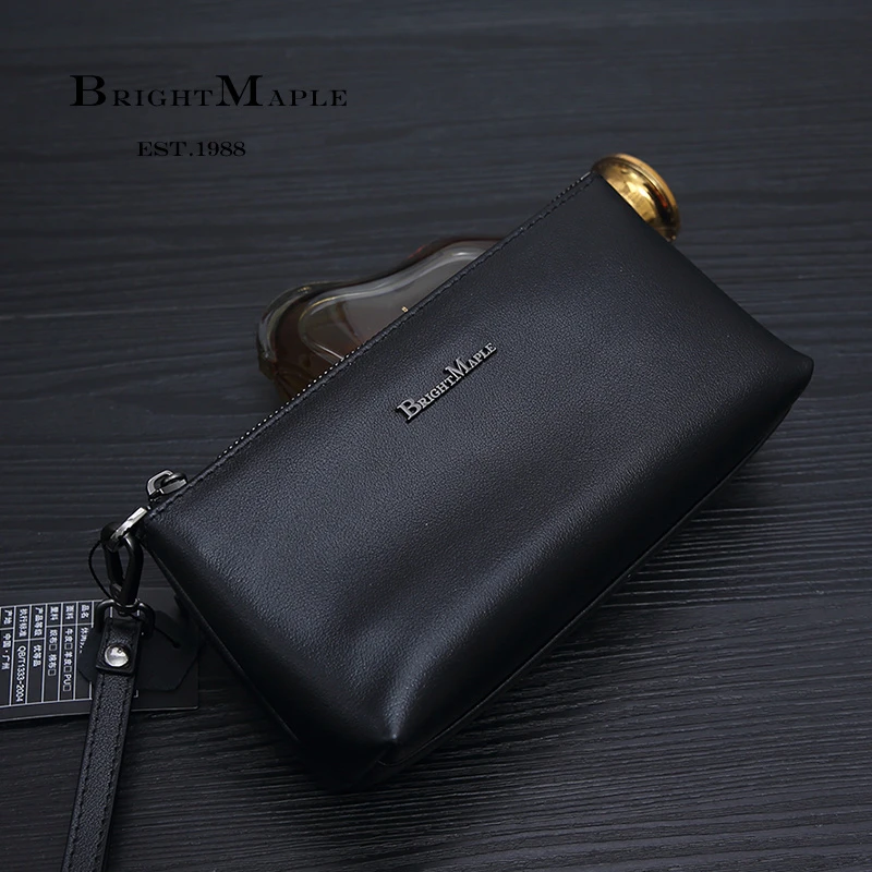 正品真皮手包手拿包男士包头时尚牛皮男包休闲信封钱包商务大容量