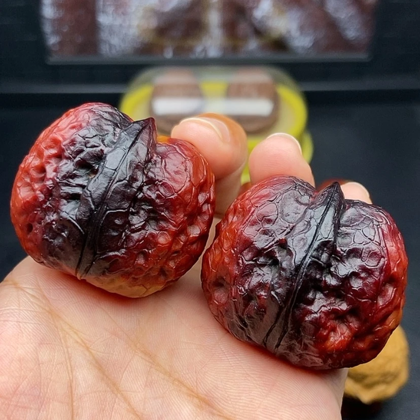 【闪购商品】把件文玩核桃39尺帝王筋元宝