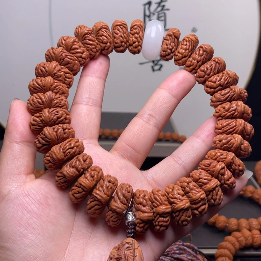 波***花吊坠桃核龙纹桃核矮刺