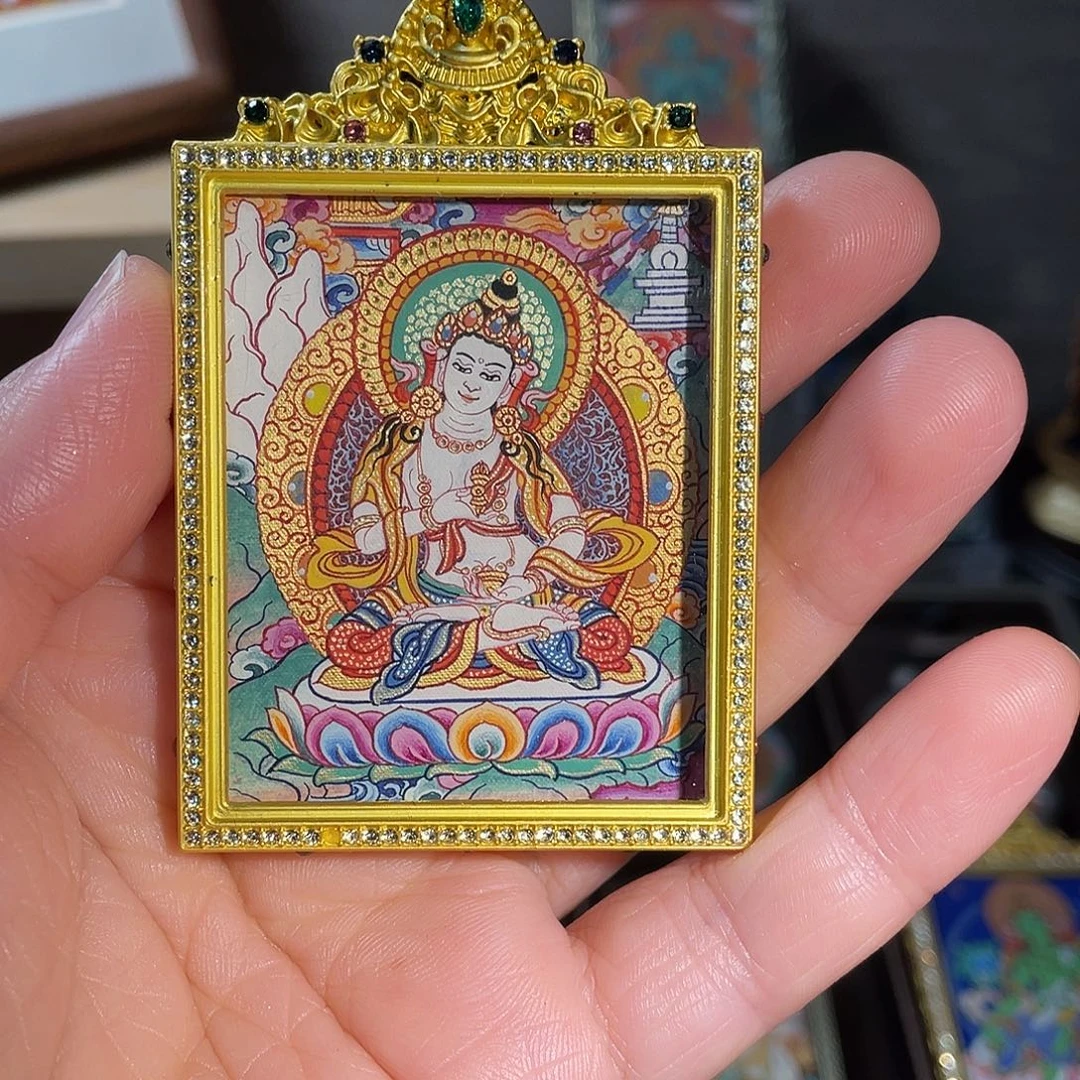 吊坠金刚萨垛唐卡