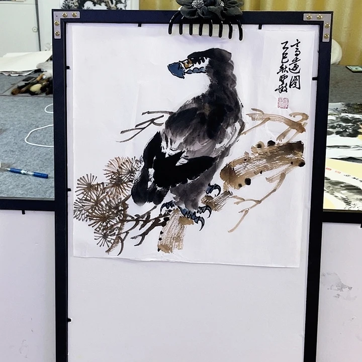 国画张圣敏先生纯手绘作品