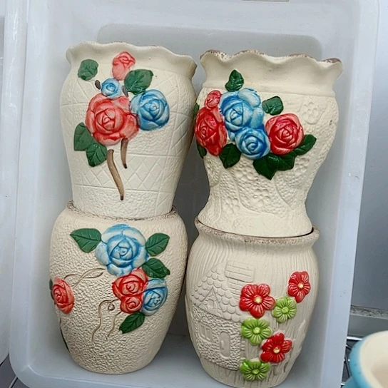 多肉绿植陶瓷花盆9.9包邮，有空