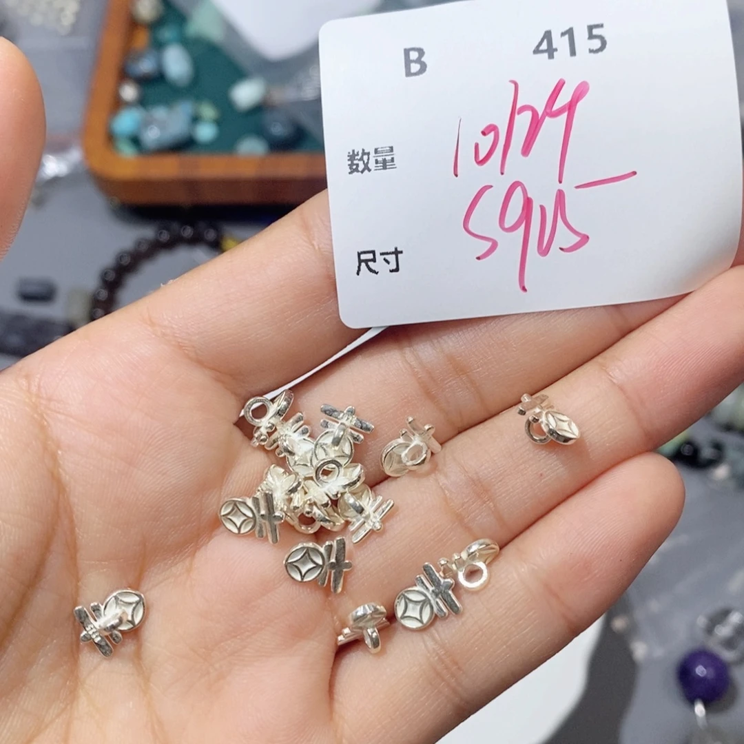 银S925镶嵌颈饰水晶B415