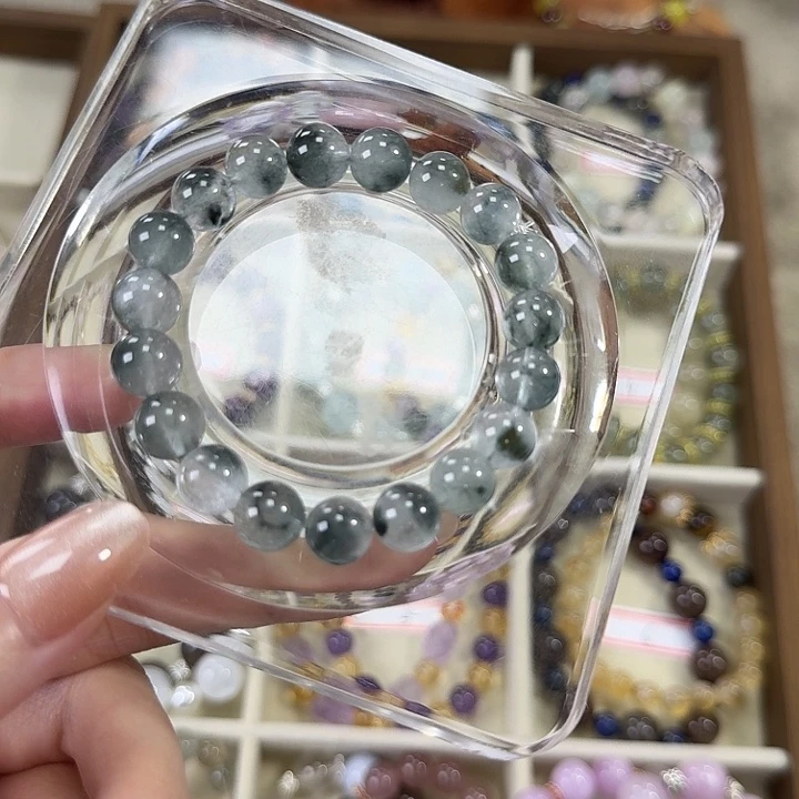 未镶嵌手链水晶拍2个水晶手串