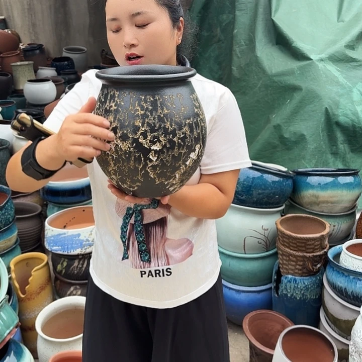口19高24瑕疵一个盆子。