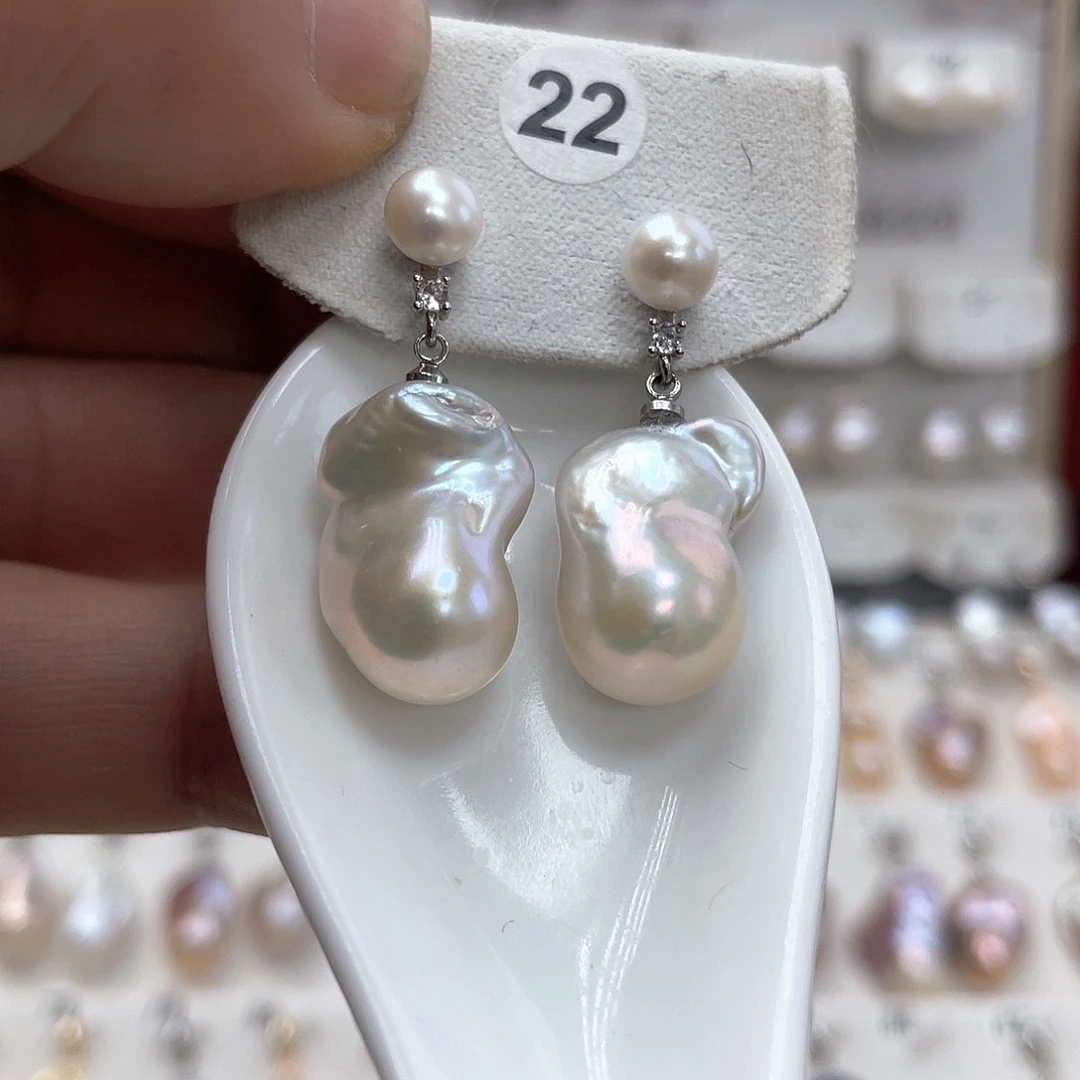 淡水珍珠颈饰银S925镶嵌