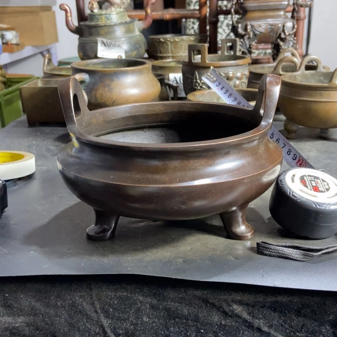 铜器工艺品摆件香炉材料