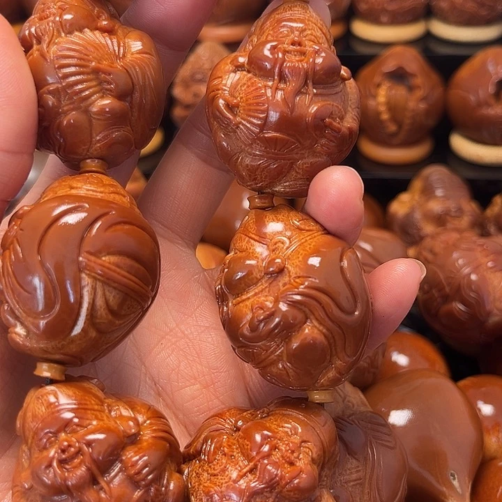 橄榄核手串/手链财神一条3.5