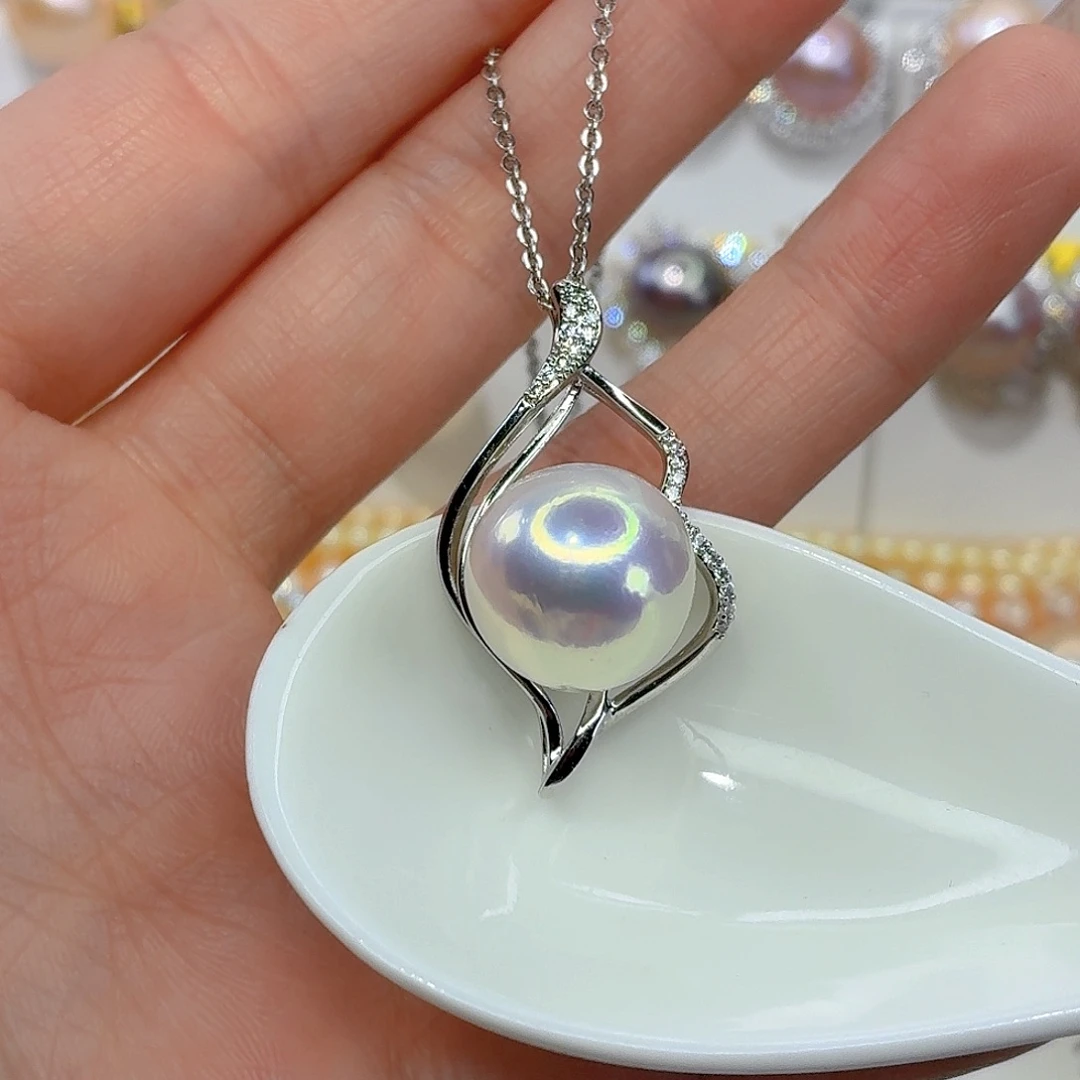 合金淡水珍珠颈饰