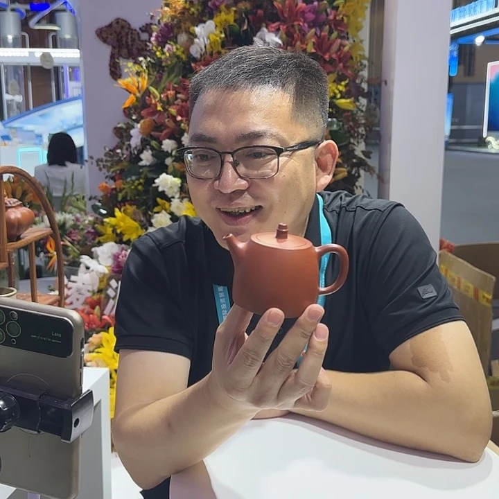 香***、茶杯紫砂朱泥 汉铎