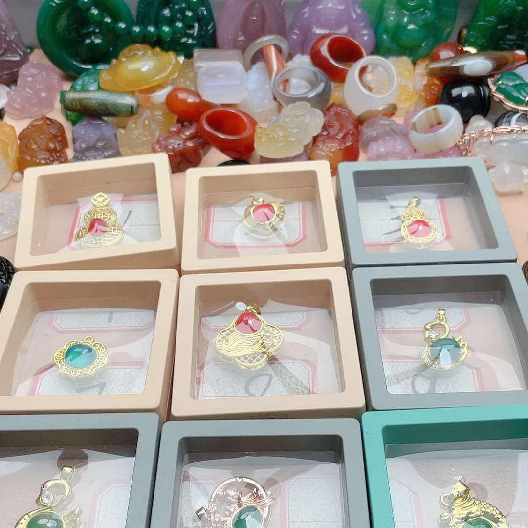 玛瑙/玉髓颈饰合金悟*生