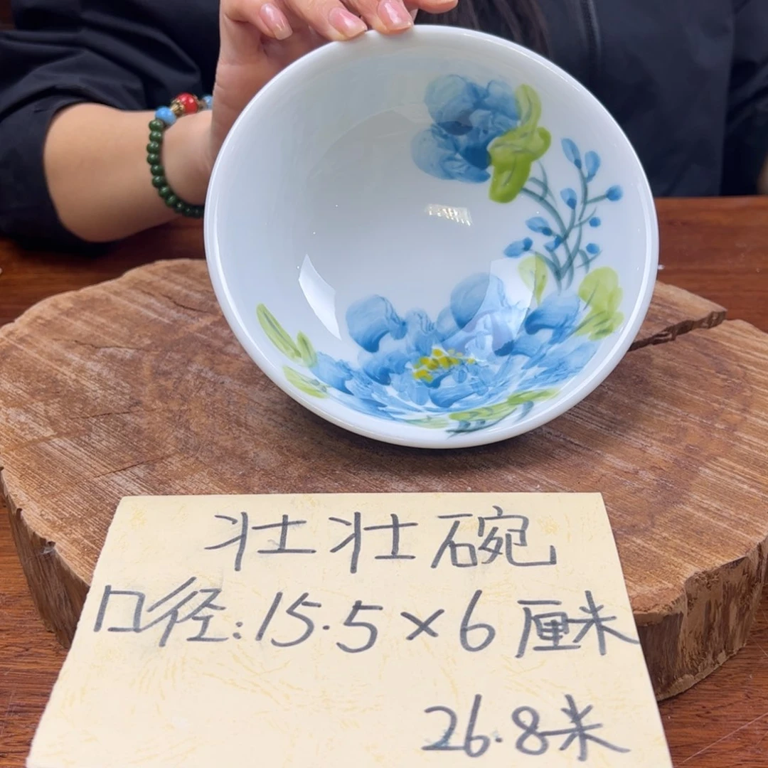 瓷片景德镇陶瓷手工手绘制作