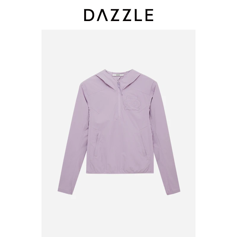DAZZLE地素短外套温柔复古运动风外套2H3F9101Y