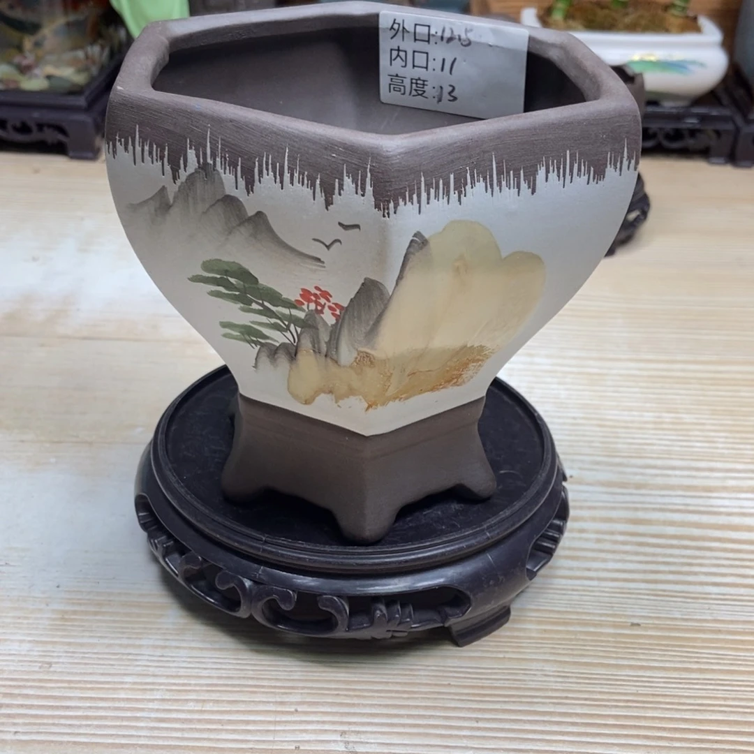 瓷片陶瓷花盆陶瓷艺术