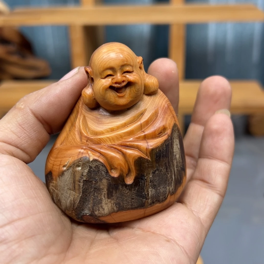 N***a木崖柏木摆件手把件