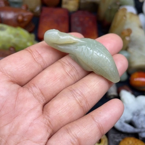 和田玉未镶嵌颈饰69