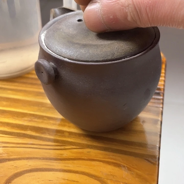 紫砂茶壶处理一把