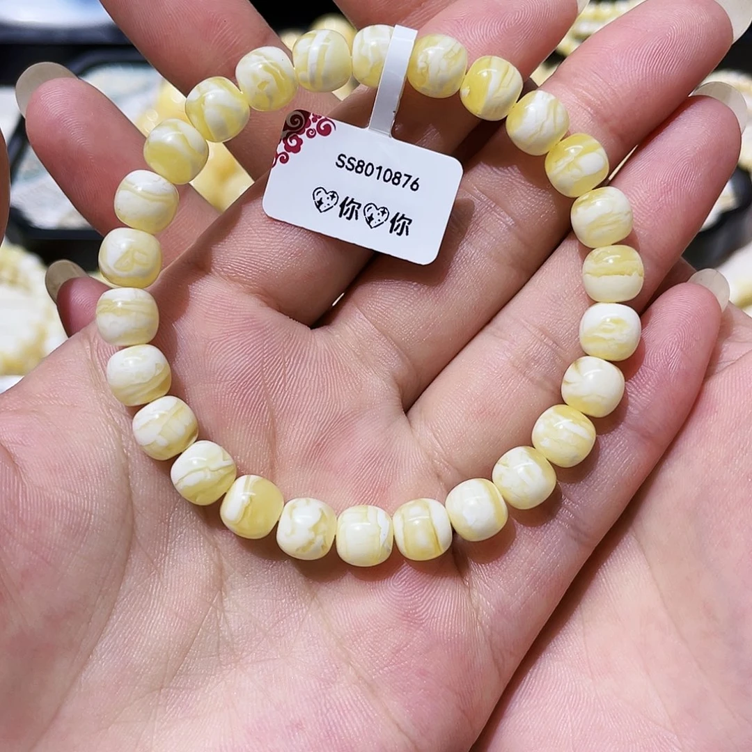 未镶嵌蜜蜡手串8mm