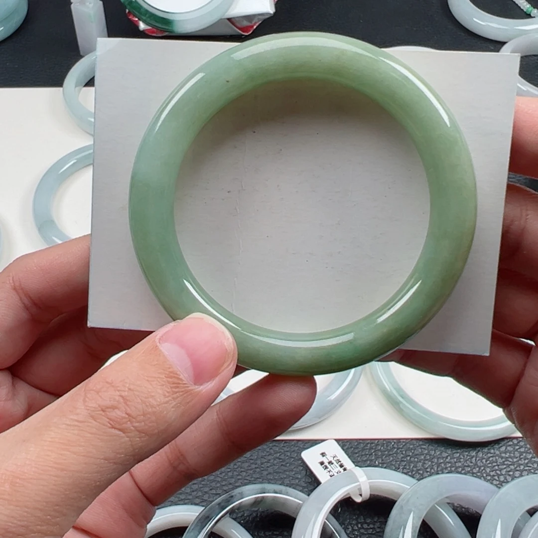 未镶嵌手镯翡翠54.3*9.7*9.8